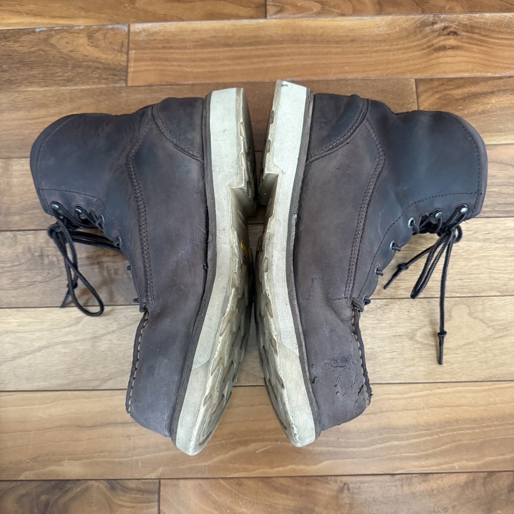 Red Wing Boots Men's Size 9 ASTM F2413-18 Brown Vibram Sole Waterproof - Picture 6 of 9